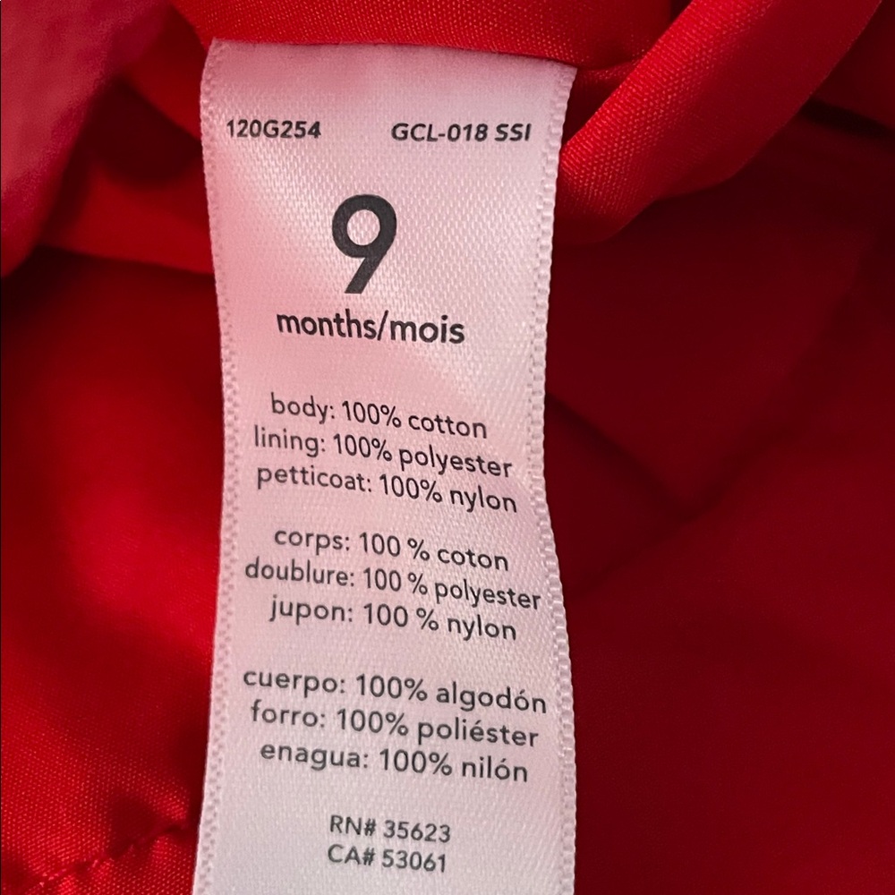 𝅺🎀CARTERS🎀BABY Girl Dress 9 months - Picture 10 of 10